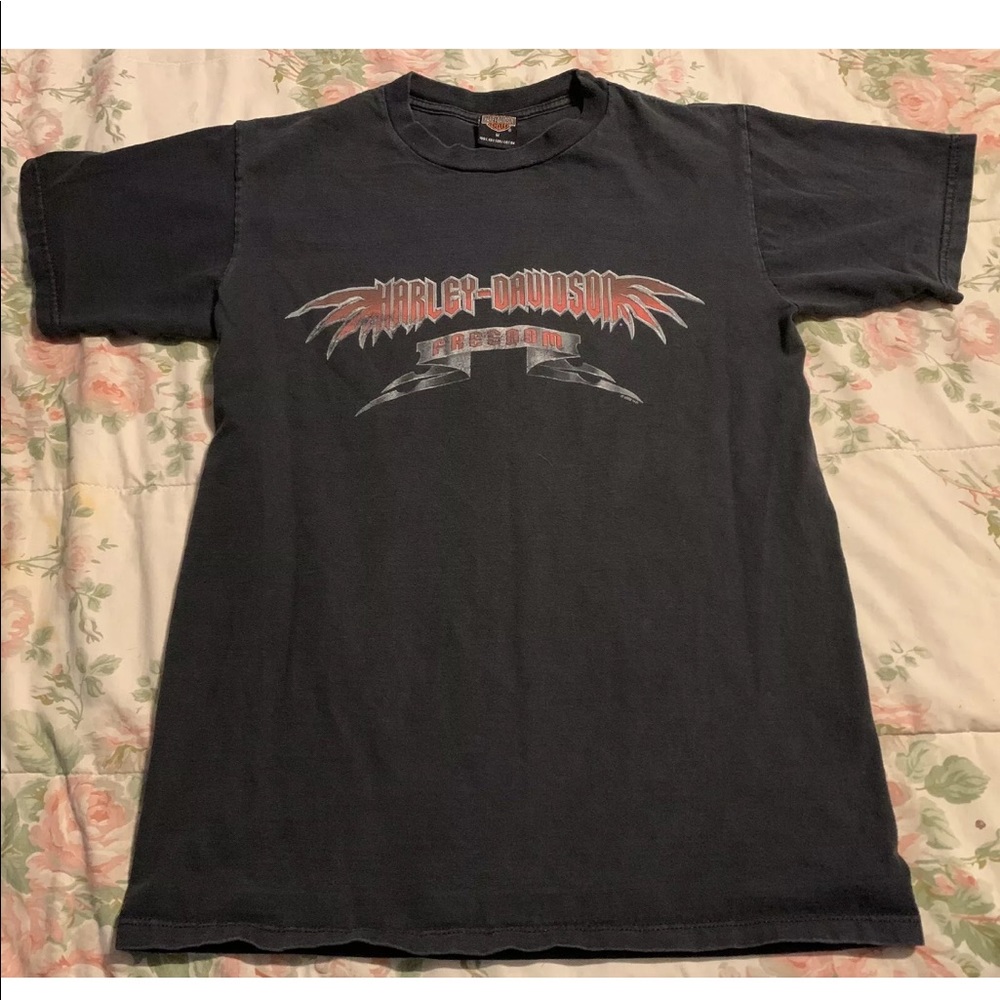 HARLEY DAVIDSON MOTORCYCLES VTG. T-SHIRT BIKER ‘02